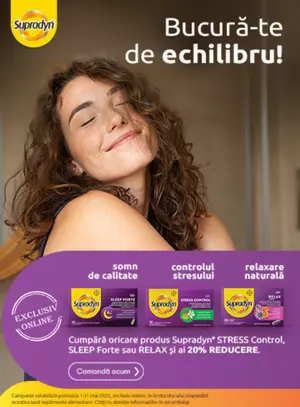 Promotie cu reducere 20% la Supradyn