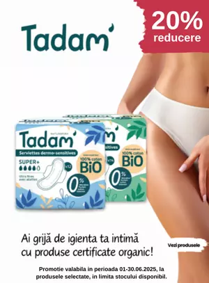 Promotie cu reducere 20% la Tadam