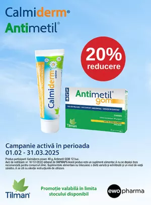 Promotie cu reducere 20% la Tilman