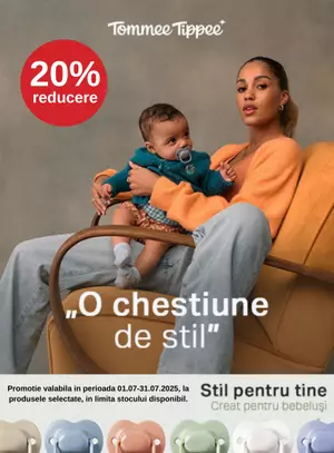 Promotie cu reducere 20% la Tommee Tippee