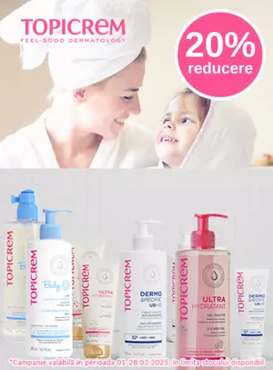 Promotie cu reducere 20% la Topicream