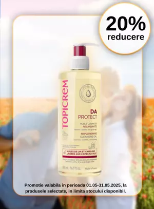 Promotie cu reducere 20% la Topicrem