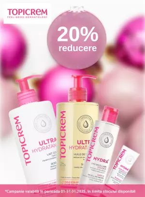 Promotie cu reducere 20% la Topicrem