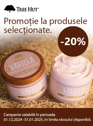 Promotie cu reducere 20% la Tree Hut