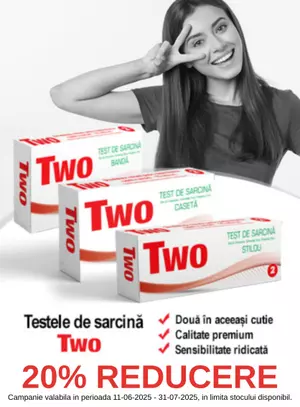 Promotie cu reducere 20% la Two