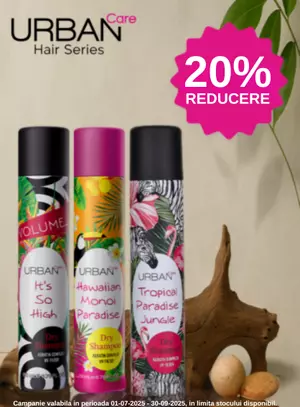 Promotie cu reducere 20% la Urban Care