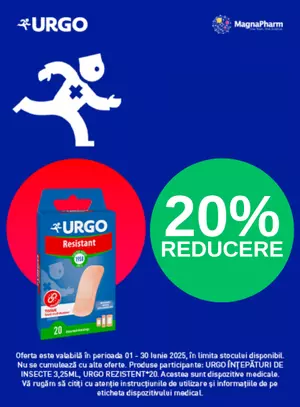 Promotie cu reducere 20% la Urgo