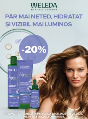 Promotie cu reducere 20% la Weleda