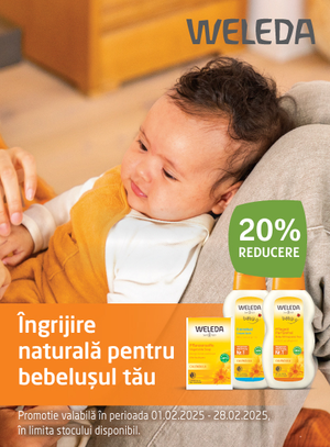 Promotie cu reducere 20% la Weleda