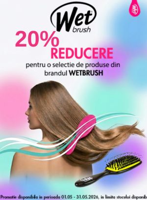 Promotie cu reducere 20% la Wet Brush