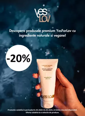 Promotie cu reducere 20% la Yesforlov