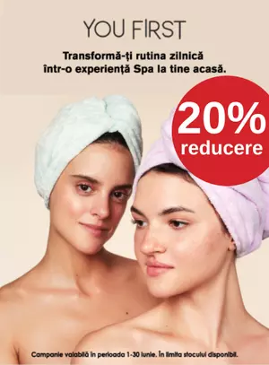 Promotie cu reducere 20% la You First