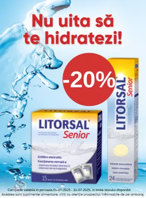 Promotie cu reducere 20% la Zdrovit - Litorsal 