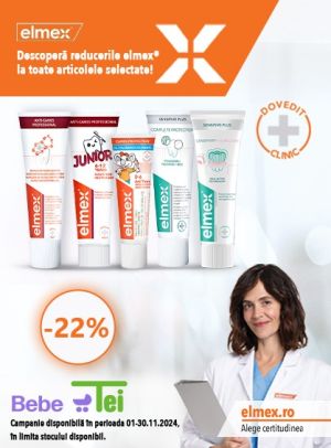 Promotie cu reducere 22% la Elmex