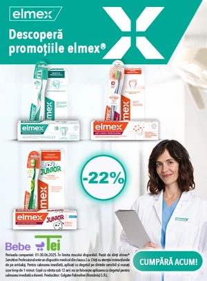 Promotie cu reducere 22% la Elmex
