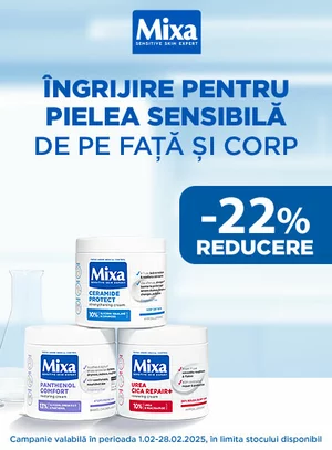 Promotie cu reducere 22% la Mixa