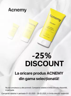 Promotie cu reducere 25% Acnemy