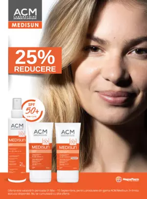 Promotie cu reducere 25% la ACM - Medisun