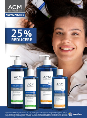 Promotie cu reducere 25% la ACM - Novophane