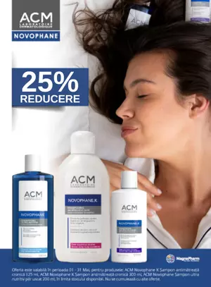 Promotie cu reducere 25% la ACM - Novophane