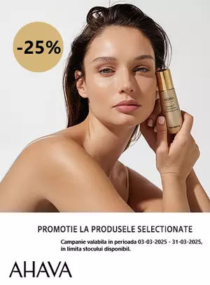 Promotie cu reducere 25% la Ahava