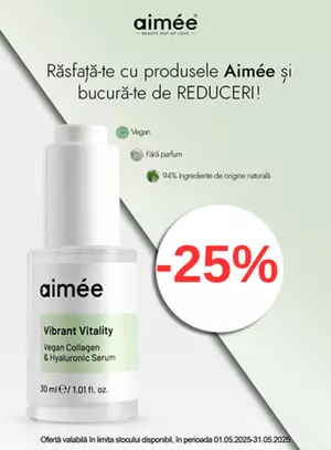 Promotie cu reducere 25% la Aimee