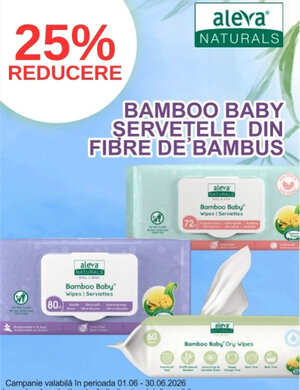 Promotie cu reducere 25% la Aleva Naturals