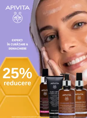 Promotie cu reducere 25% la Apivita