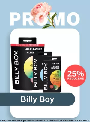 Promotie cu reducere 25% la Billy Boy