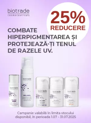 Promotie cu reducere 25% la Biotrade