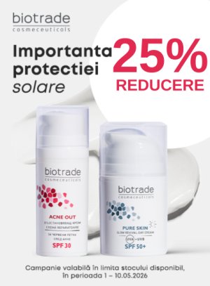 Promotie cu reducere 25% la Biotrade