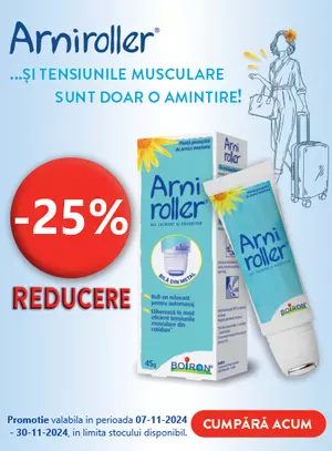 Promotie cu reducere 25% la Boiron