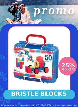 Promotie cu reducere 25% la Bristle Blocks