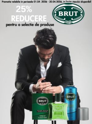 Promotie cu reducere 25% la Brut