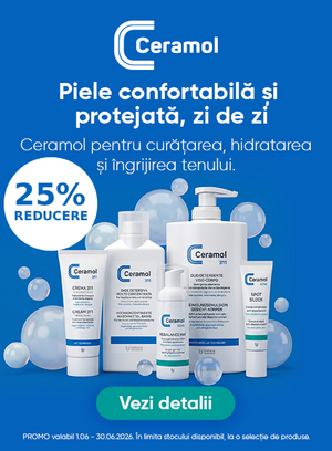 Promotie cu reducere 25% la Ceramol