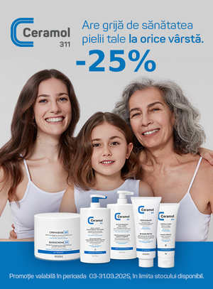 Promotie cu reducere 25% la Ceramol