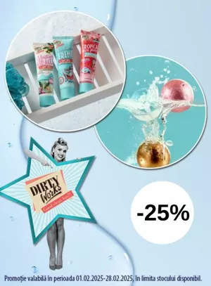 Promotie cu reducere 25% la Dirty Works