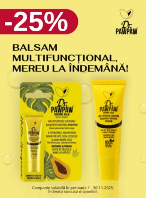 Promotie cu reducere 25% la Dr.PawPaw