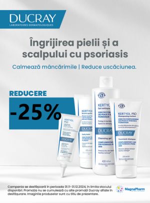 Promotie cu reducere 25% la Ducray