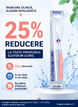 Promotie cu reducere 25% la Elgydium