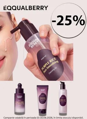 Promotie cu reducere 25% la Eqqualberry