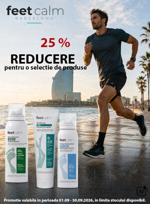 Promotie cu reducere 25% la Feet Calm
