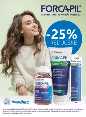 Promotie cu reducere 25% la Forcapil