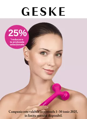 Promotie cu reducere 25% la Geske