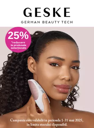 Promotie cu reducere 25% la Geske