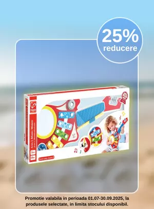Promotie cu reducere 25% la Hape
