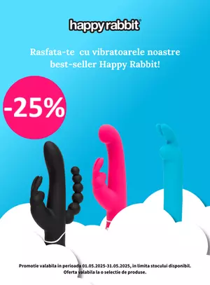 Promotie cu reducere 25% la Happy Rabit