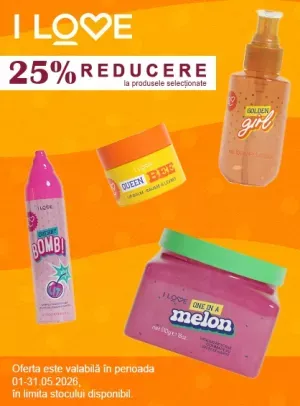 Promotie cu reducere 25% la I Love