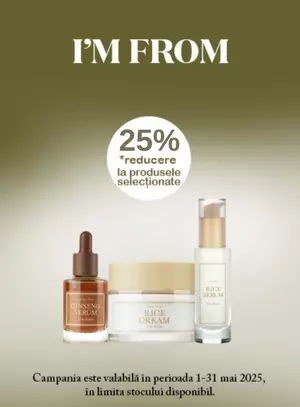 Promotie cu reducere 25% la I'm from