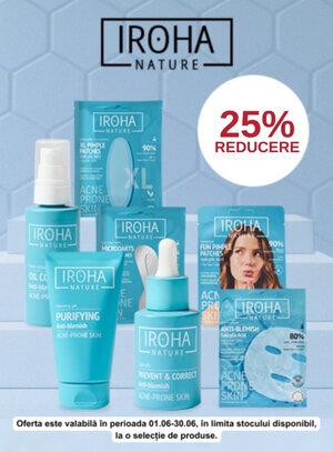 Promotie cu reducere 25% la Iroha